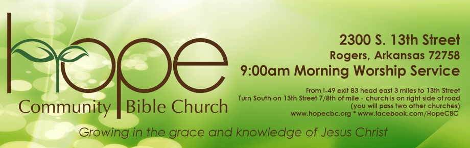Meeting Sundays at 9am at 2300 S 13th St in Rogers
